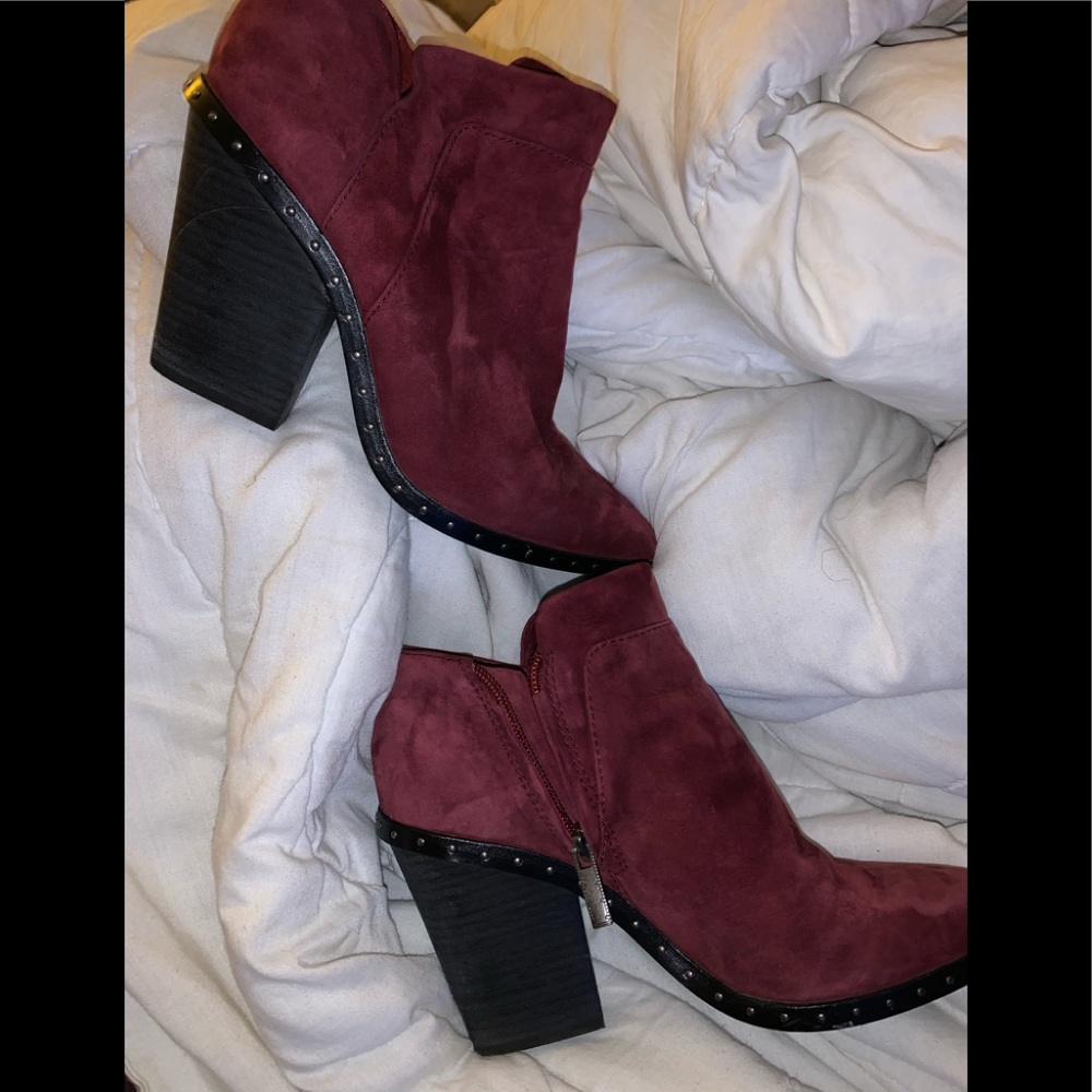 Mercer Edit Road Rage studded suede bootie